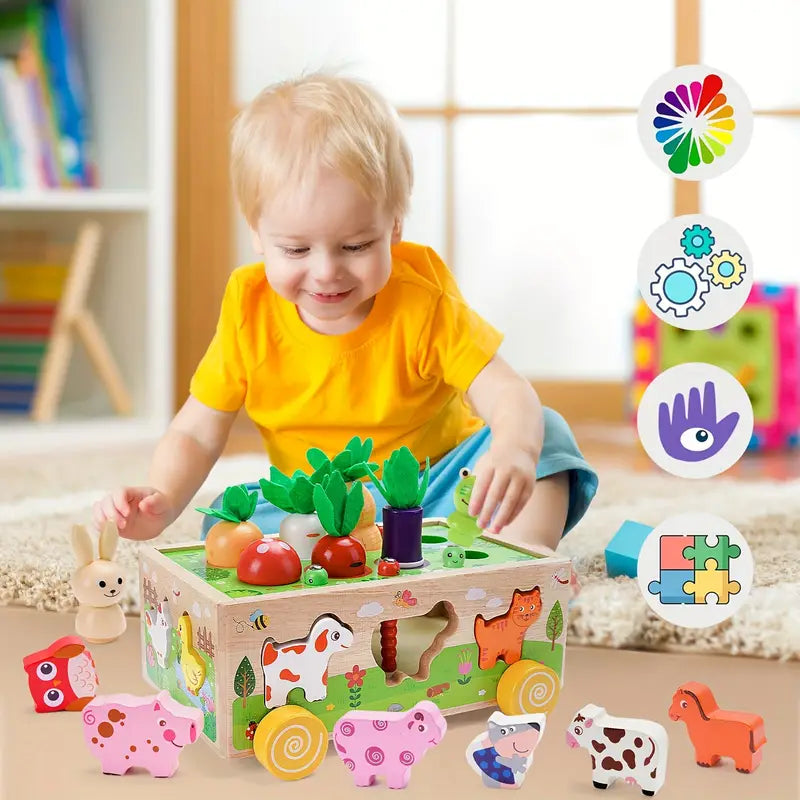 Fun Wooden Learning Block Toy