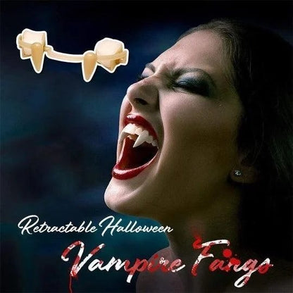 Easy Fit Retractable Vampire Teeth - Fesara
