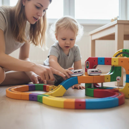 Fun Interactive Learning Track Toy