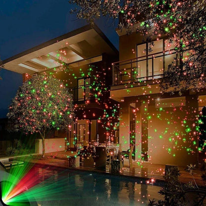 Colorful Outdoor Holiday Laser Light Projector