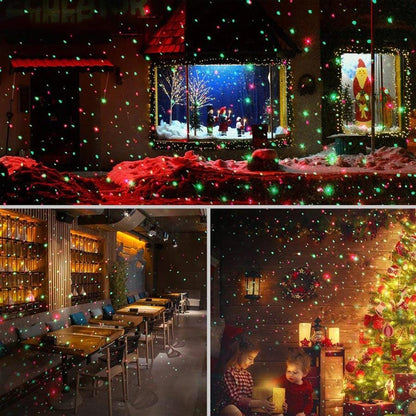 Colorful Outdoor Holiday Laser Light Projector