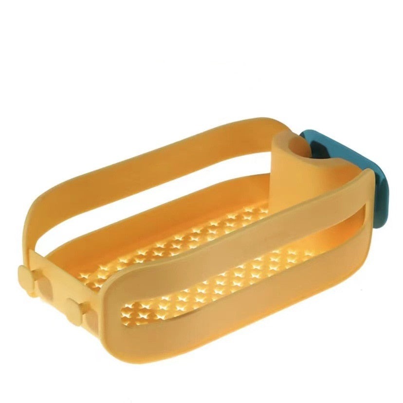 Space Saving Sink Caddy Sponge Rack Organizer