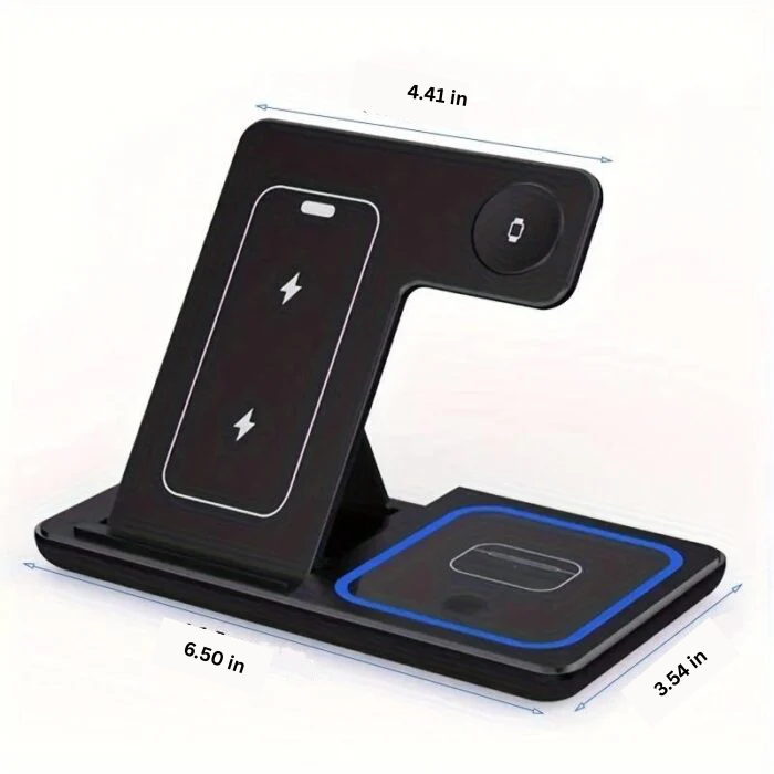 Fast 3 in 1 Wireless Charging Pad for iPhone