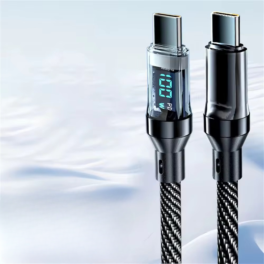 Fast 120W USB-C Quick Charge Cable with LED Indicator