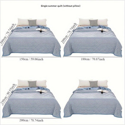 Fesara | Classic Lightweight Plaid Throw Blanket