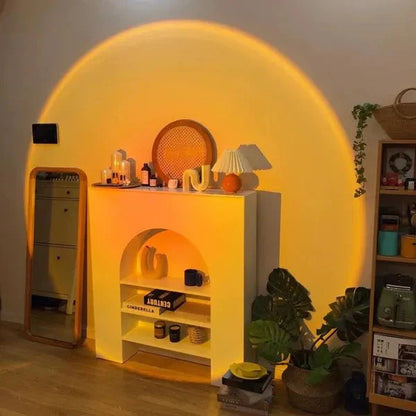 Colorful Sunset Effect Table Lamp