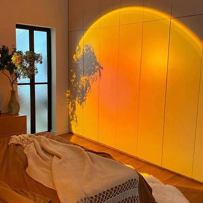 Colorful Sunset Effect Table Lamp