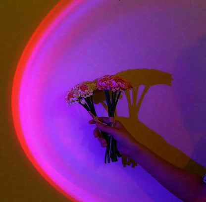 Colorful Sunset Effect Table Lamp