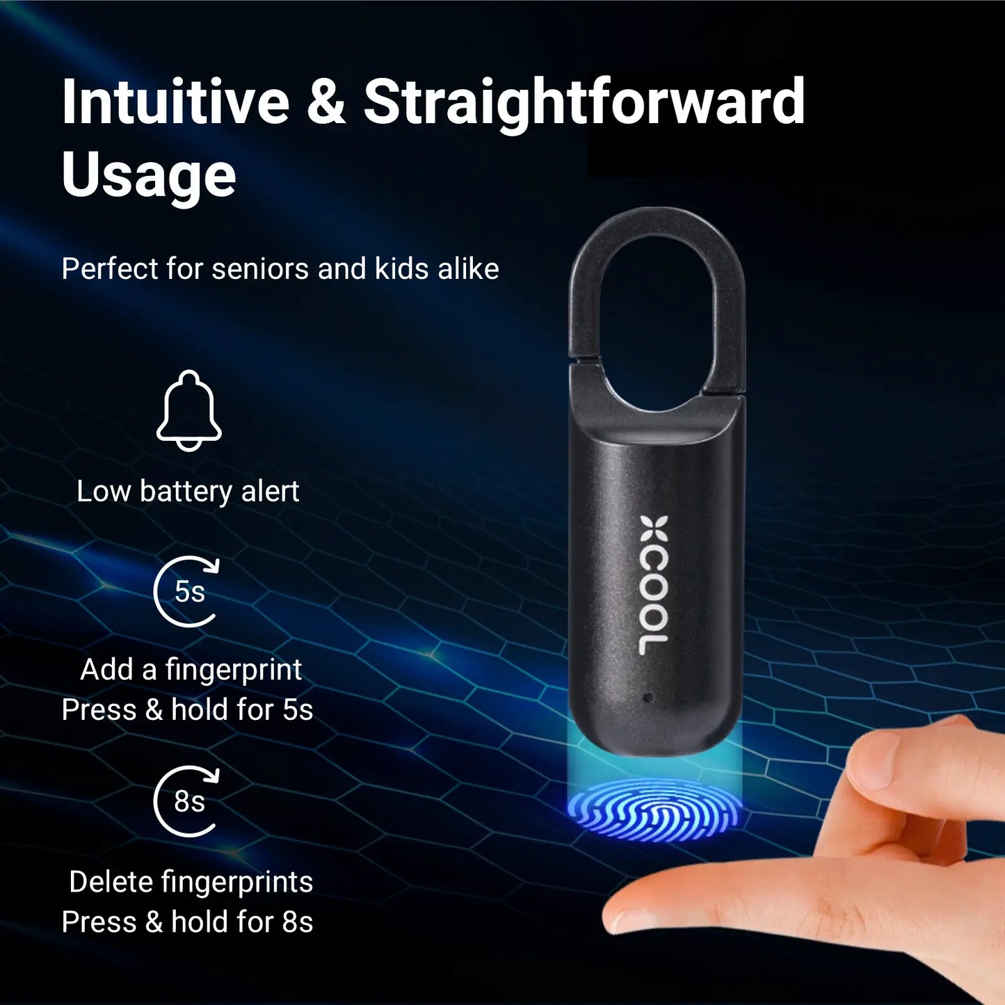 Digital Fingerprint Combination Lock