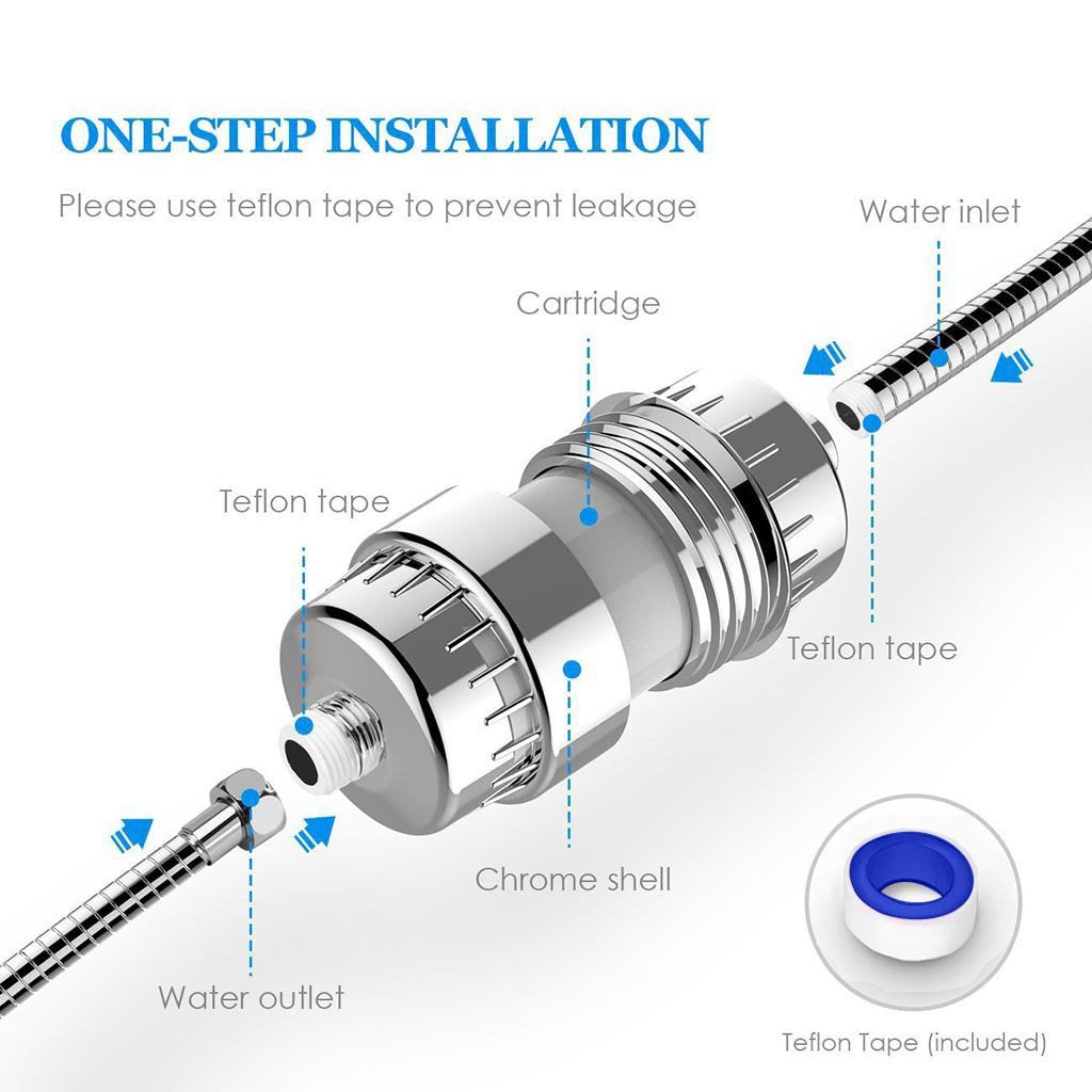 Powerful Universal Shower Water Purifier Filter
