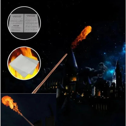 Magic Fire Wand with Flame Effect