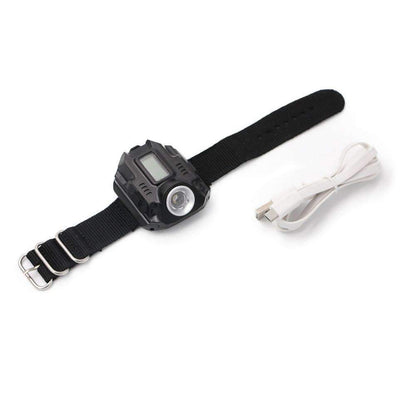Bright Rechargeable LED Wrist Watch Flashlight