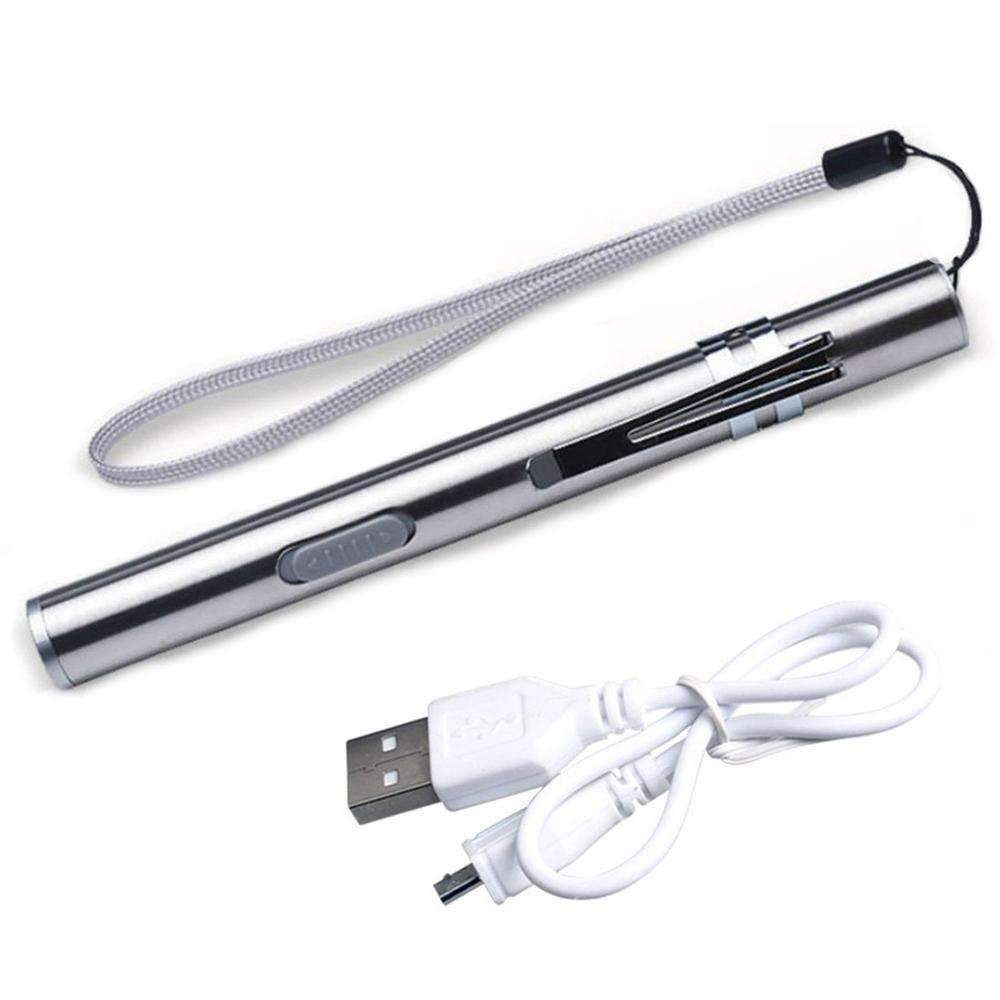 Durable LED Torch Rechargeable Waterproof USB Light - Fesara