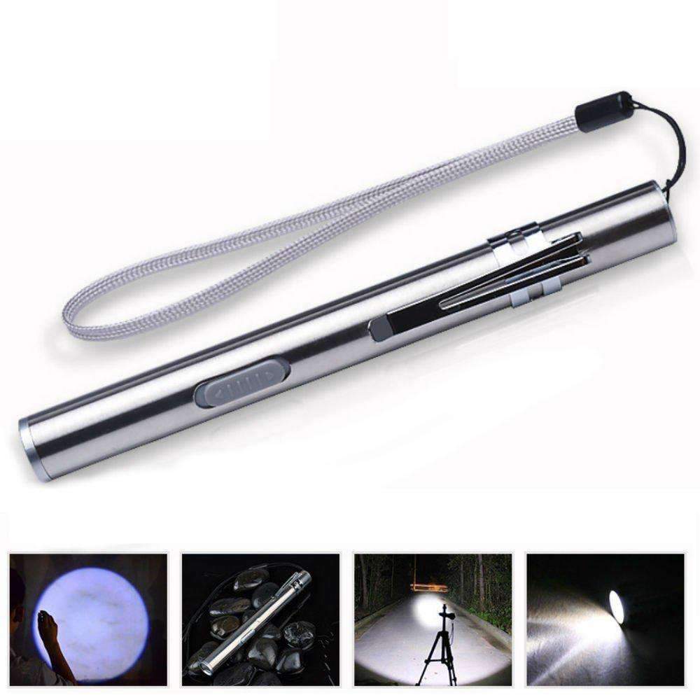 Durable LED Torch Rechargeable Waterproof USB Light