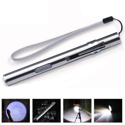 Durable LED Torch Rechargeable Waterproof USB Light