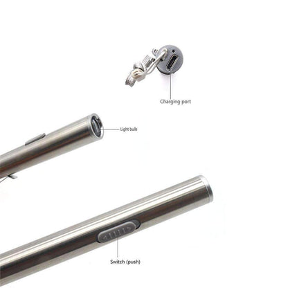Durable LED Torch Rechargeable Waterproof USB Light