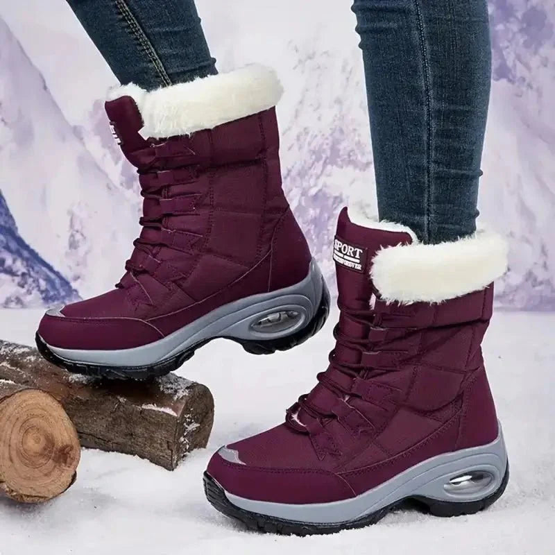 Fleece - Lined Snow Boots for Women - Snow Boots - Wild Eye Vision