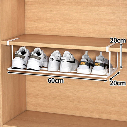 Easy Fit Adjustable Shoe Rack Storage Organizer