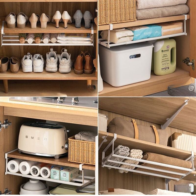 Easy Fit Adjustable Shoe Rack Storage Organizer