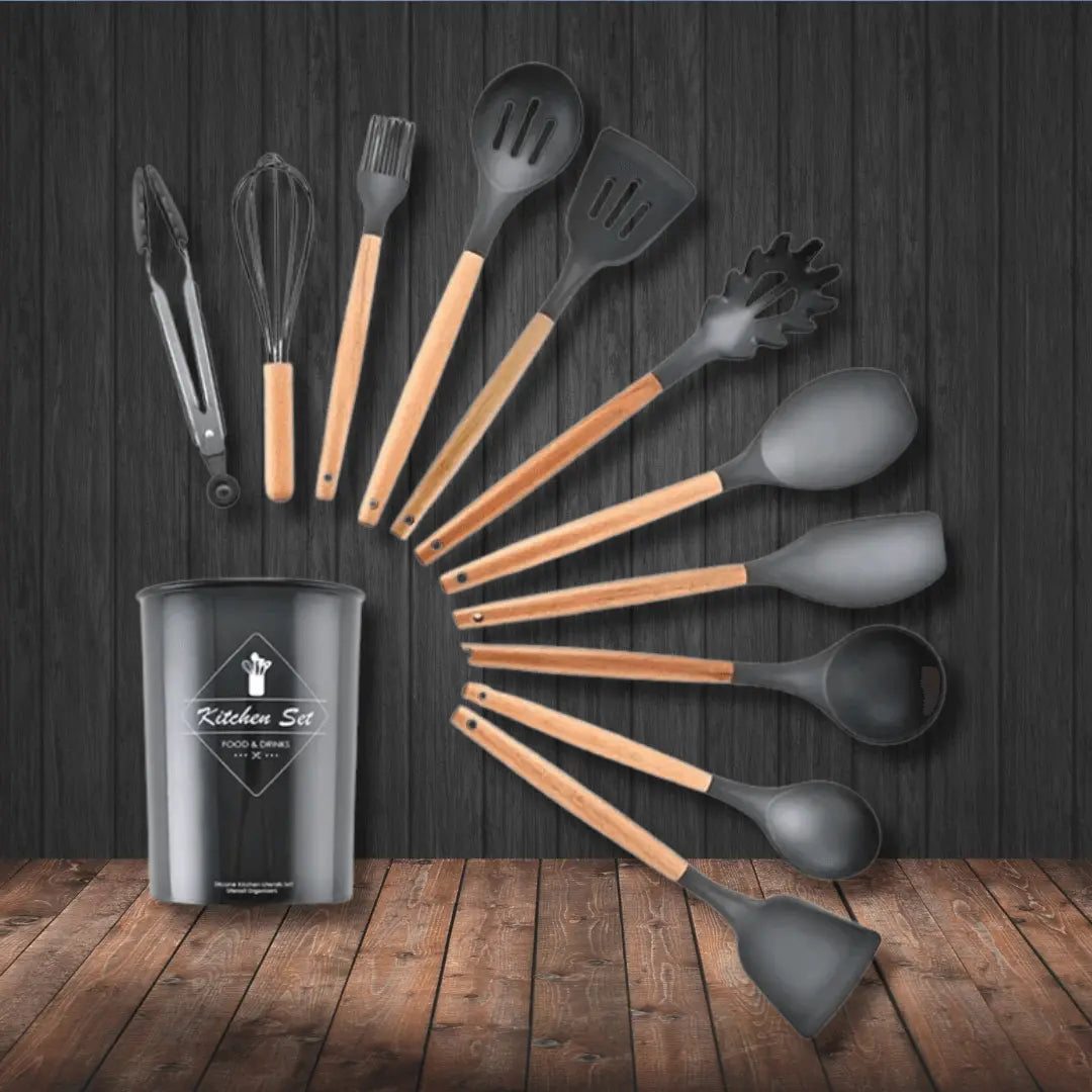 Flexible Non-Stick Silicone Kitchen Tool Set