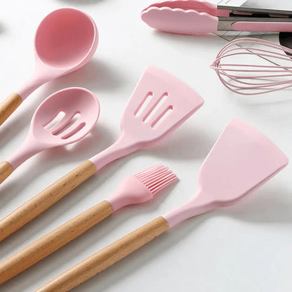 Flexible Non-Stick Silicone Kitchen Tool Set
