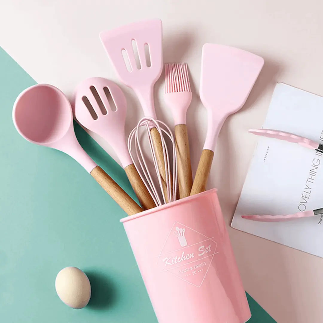 Flexible Non-Stick Silicone Kitchen Tool Set