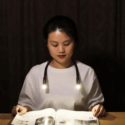 Compact Neck Reading Lamp | Rechargeable LED Book Light