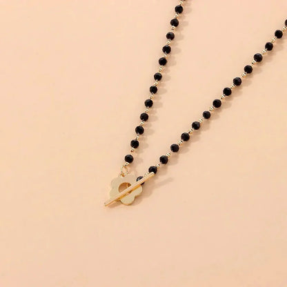 Delicate Blossom Pendant Chain Necklace