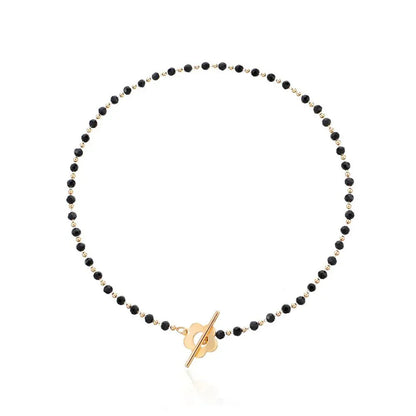 Delicate Blossom Pendant Chain Necklace