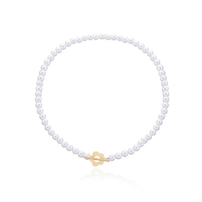 Delicate Blossom Pendant Chain Necklace