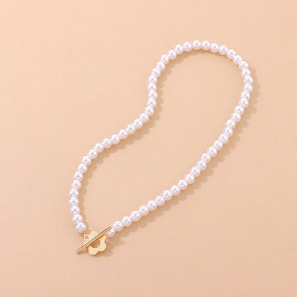 Delicate Blossom Pendant Chain Necklace