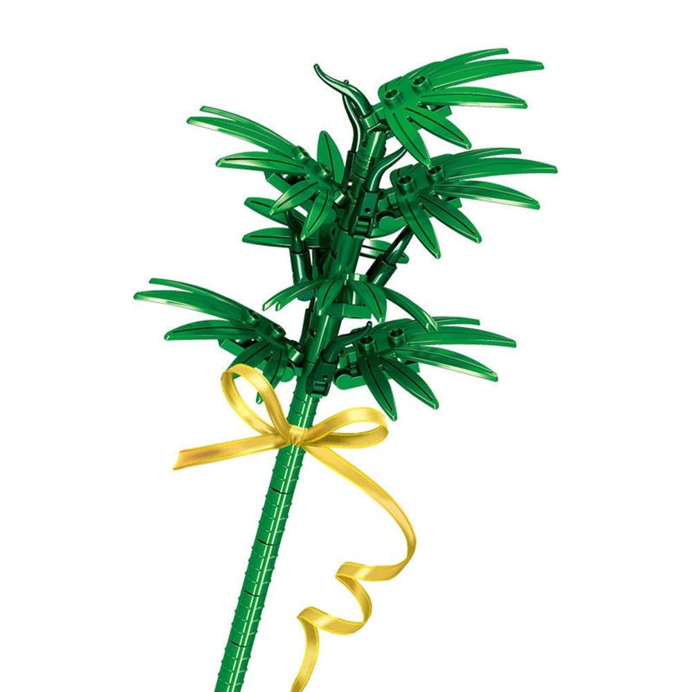 Colorful Flower Building Kit with Snowdrop Figures