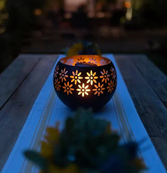 Aromatic Floral Candle Light with Diffuser
