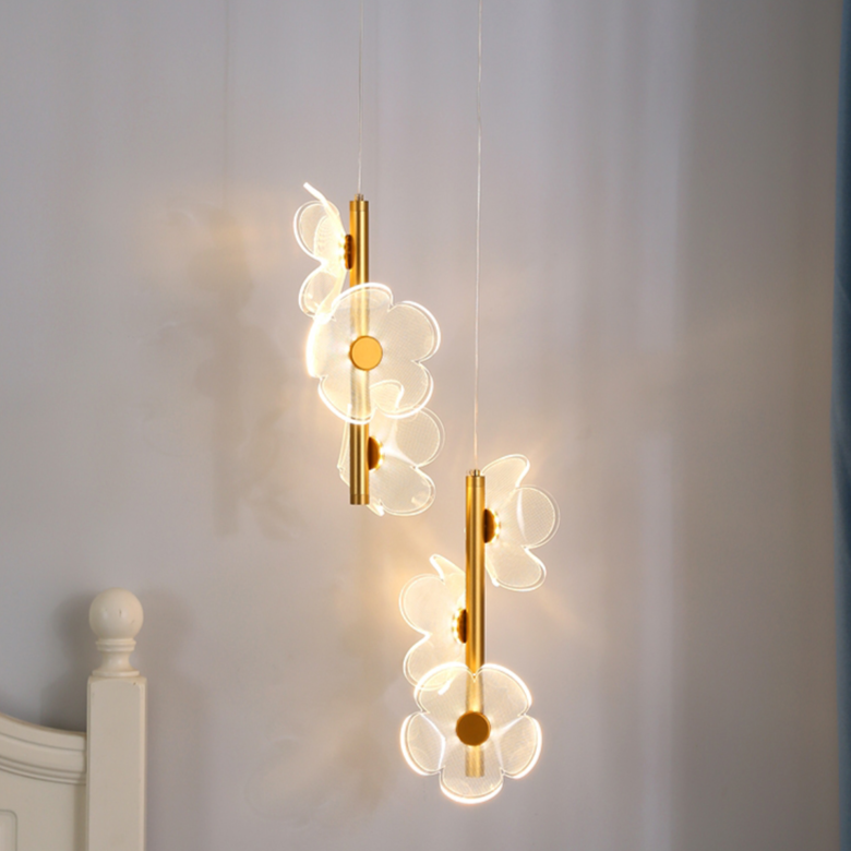 Stylish Floral LED Pendant Lamp