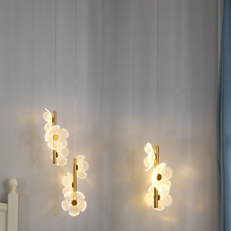 Stylish Floral LED Pendant Lamp