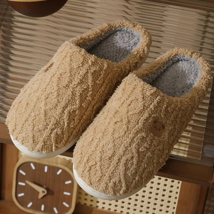 Fluffy Bear Slippers for Women Winter Comfort - Slippers - Wild Eye Vision