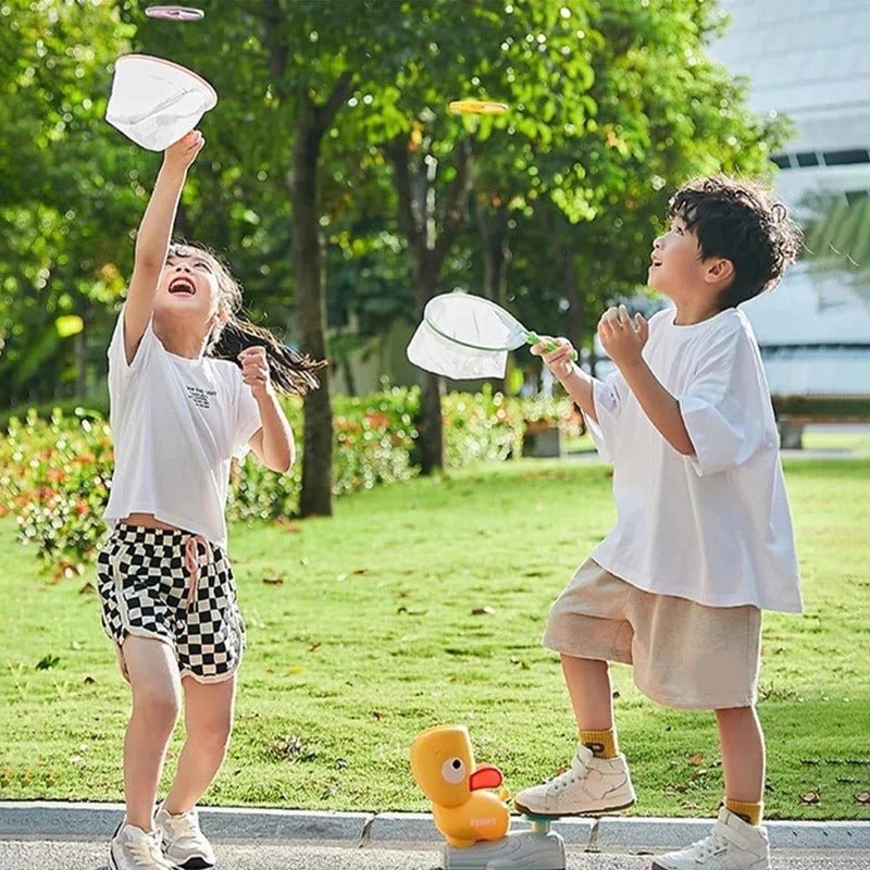 Flying Disc Launcher for Outdoor Fun