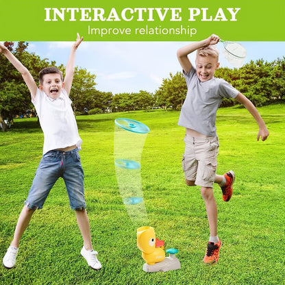 Flying Disc Launcher for Outdoor Fun
