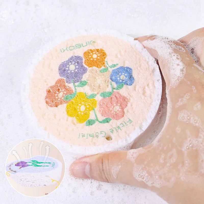 Colorful Floral Print Cotton Kitchen Towel