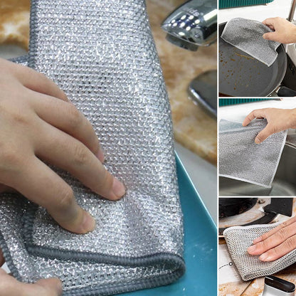 Fesara | Heavy Duty Scrubber Sponge Cloth