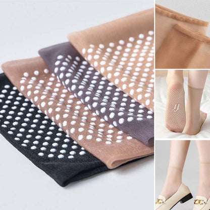 Breathable Anti-Slip Crystal Socks for Women