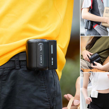 Compact Belt Clip Handheld Fan