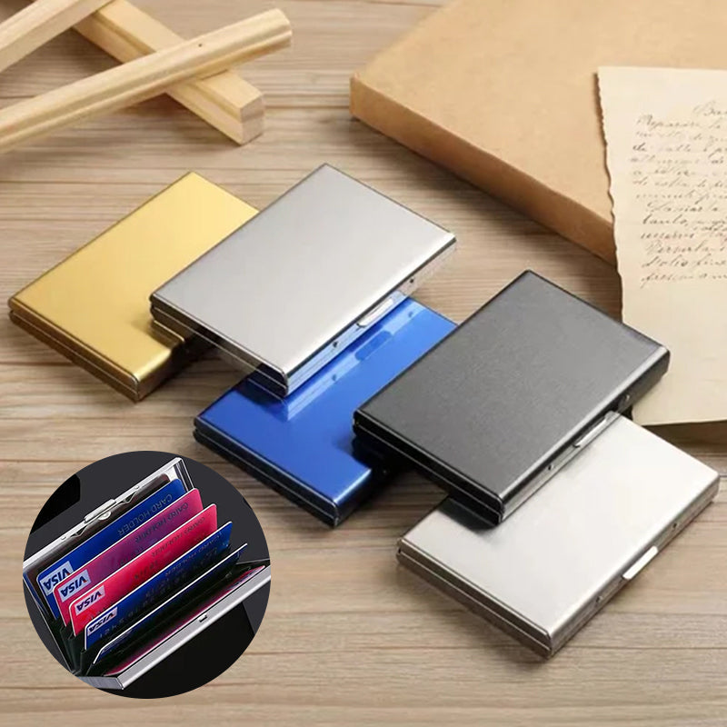 Slim Card Holder with RFID Blocking Protection