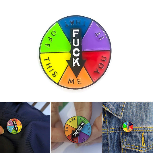 Fesara | Amusing Spinning Name Badge - Fesara