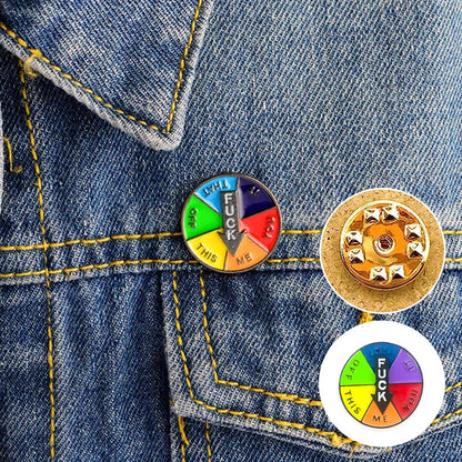 Fesara | Amusing Spinning Name Badge