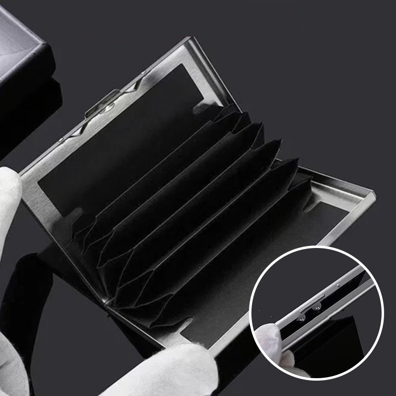 Slim Card Holder with RFID Blocking Protection