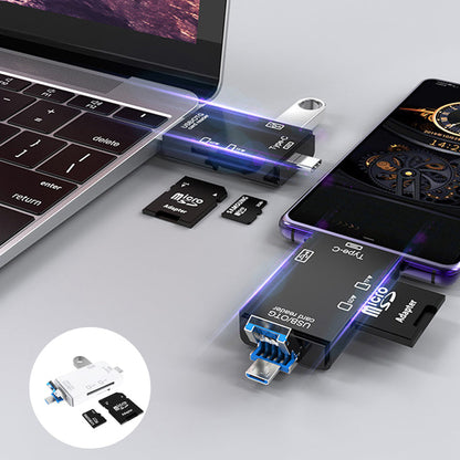 Multi-Function 6-in-1 USB Card Reader