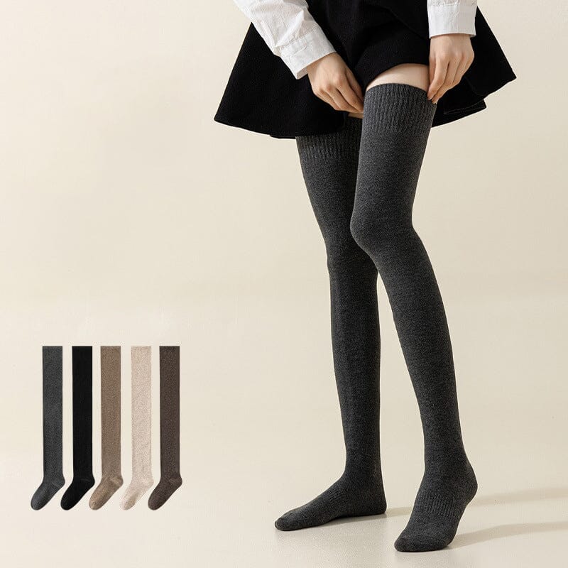 Warm High Knee Sports Socks