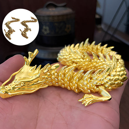 Collectible Gold Dragon Figurine