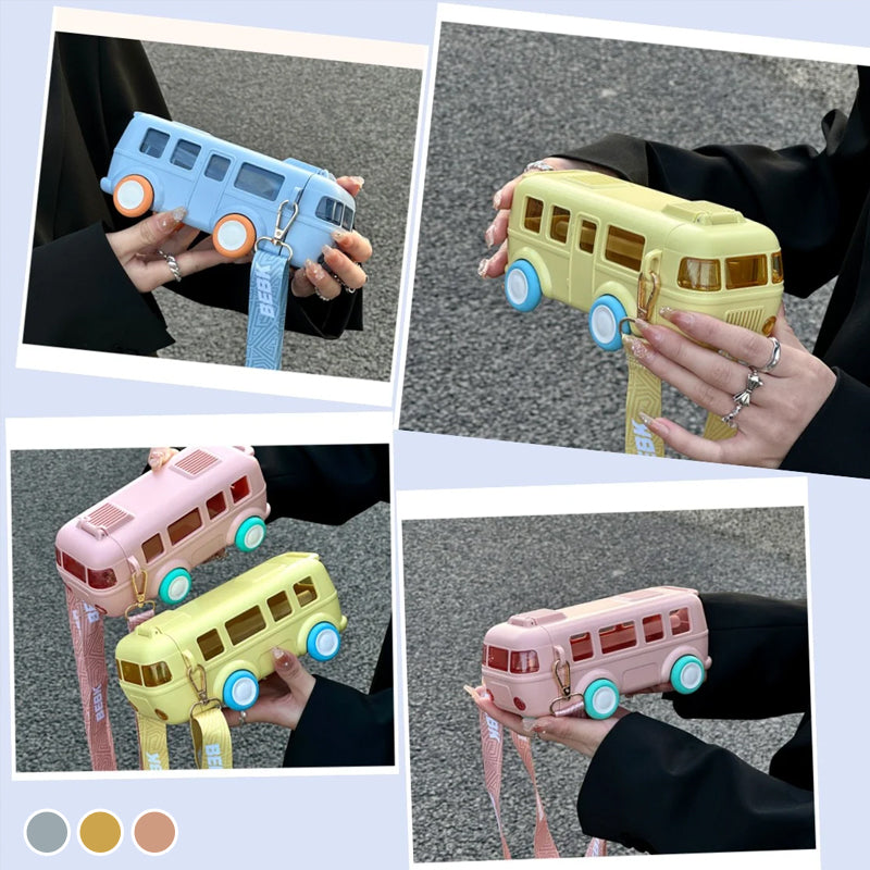 Fun Bus Shaped Travel Water Bottle